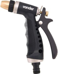 Esguicho Metálico Para Jardim Tipo Pistola da Vonder no site Lollatabo.com.br