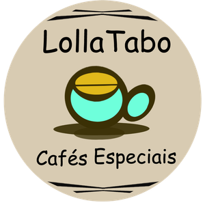 Logo da loja de Cafés Especiais da www.lollataba.com.br. permite o acesso a págian da loja de café.